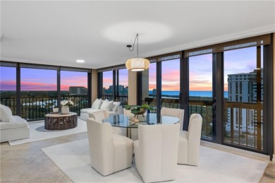 Luxuriate in this 15th-floor Chateaumere Royale condo in Pelican on Club at Pelican Bay Golf Course in Florida - for sale on GolfHomes.com, golf home, golf lot