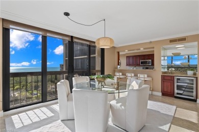 Luxuriate in this 15th-floor Chateaumere Royale condo in Pelican on Club at Pelican Bay Golf Course in Florida - for sale on GolfHomes.com, golf home, golf lot