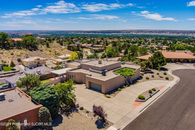 Quintessential Pueblo Revival architecture in Northern New on Pinon Hills Golf Course in New Mexico - for sale on GolfHomes.com, golf home, golf lot