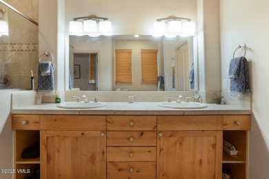 Panoramic views from this air-conditioned 4 bedroom, 3  1/2 on Gypsum Creek Golf Course in Colorado - for sale on GolfHomes.com, golf home, golf lot
