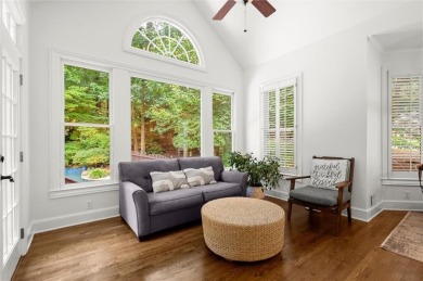 Experience resort-style living perfectly positioned on a private on Woodmont Golf and Country Club in Georgia - for sale on GolfHomes.com, golf home, golf lot