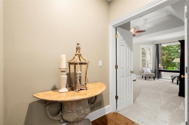 Experience resort-style living perfectly positioned on a private on Woodmont Golf and Country Club in Georgia - for sale on GolfHomes.com, golf home, golf lot