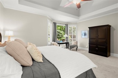 Experience resort-style living perfectly positioned on a private on Woodmont Golf and Country Club in Georgia - for sale on GolfHomes.com, golf home, golf lot