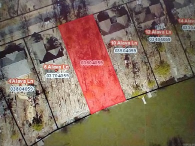 Lake Pineda WATERFRONT! Build your dream home on this affordable on Coronado Golf Course in Arkansas - for sale on GolfHomes.com, golf home, golf lot