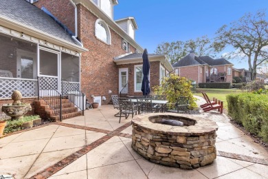 Welcome to your dream home! This stately, three-story brick on Smithfields Country Club in South Carolina - for sale on GolfHomes.com, golf home, golf lot