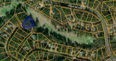 East End golf course lot located on the 1st hole of Ponce Golf on Ponce De Leon Golf Course in Arkansas - for sale on GolfHomes.com, golf home, golf lot
