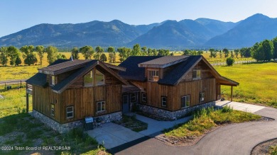 Stunning modern mountain home nestled in the renowned Stewart on Star Valley RV Golf Course in Wyoming - for sale on GolfHomes.com, golf home, golf lot