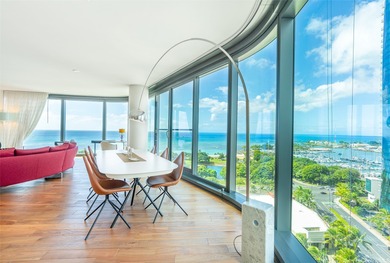 Anaha #1401 is a stunning and spacious 3-bedroom, 3-bath corner on Ala Wai Golf Course in Hawaii - for sale on GolfHomes.com, golf home, golf lot