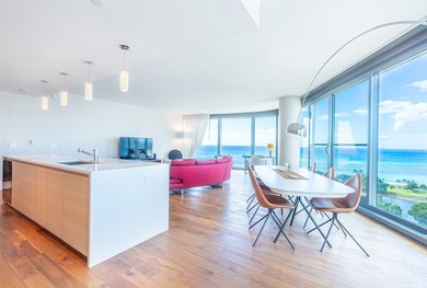 Anaha #1401 is a stunning and spacious 3-bedroom, 3-bath corner on Ala Wai Golf Course in Hawaii - for sale on GolfHomes.com, golf home, golf lot