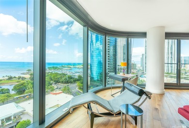 Anaha #1401 is a stunning and spacious 3-bedroom, 3-bath corner on Ala Wai Golf Course in Hawaii - for sale on GolfHomes.com, golf home, golf lot