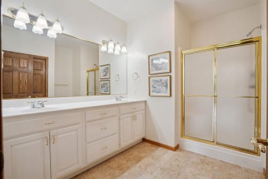 Pride of ownership in this one owner all-brick condo overlooking on Thunder Hills Country Club in Iowa - for sale on GolfHomes.com, golf home, golf lot