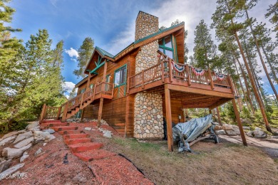 This classic Columbine Lake mountain home is a 4BR/ 4BA with on Grand Lake Golf Course in Colorado - for sale on GolfHomes.com, golf home, golf lot