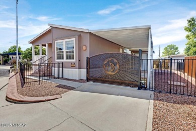 Newer 2008 manufactured home with great mountain views located on Tucson Estates Golf Course in Arizona - for sale on GolfHomes.com, golf home, golf lot