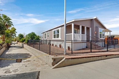 Newer 2008 manufactured home with great mountain views located on Tucson Estates Golf Course in Arizona - for sale on GolfHomes.com, golf home, golf lot