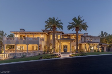 Exceptional Mediterranean estate in Southern Highlands on Southern Highlands Golf Club in Nevada - for sale on GolfHomes.com, golf home, golf lot