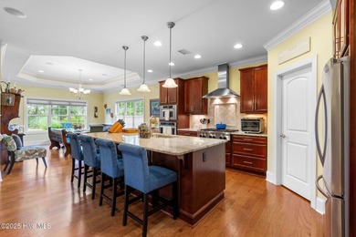 This exceptional residence, located within the esteemed Compass on Compass Pointe Golf Course in North Carolina - for sale on GolfHomes.com, golf home, golf lot