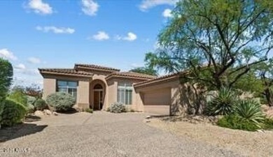 Fabulous single story Edmund-Toll Bros. home in the guard gated on Sanctuary Golf Course At WestWorld in Arizona - for sale on GolfHomes.com, golf home, golf lot
