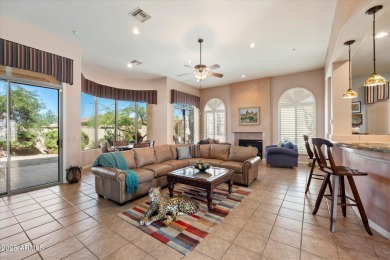 Fabulous single story Edmund-Toll Bros. home in the guard gated on Sanctuary Golf Course At WestWorld in Arizona - for sale on GolfHomes.com, golf home, golf lot