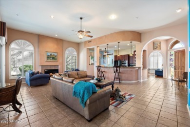 Fabulous single story Edmund-Toll Bros. home in the guard gated on Sanctuary Golf Course At WestWorld in Arizona - for sale on GolfHomes.com, golf home, golf lot