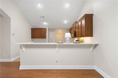 BRAND NEW quartz kitchen countertops, paint throughout & carpet on Saugahatchee Country Club in Alabama - for sale on GolfHomes.com, golf home, golf lot