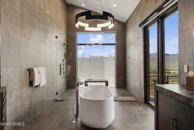 Elevated above the rest, this striking mountain estate claims on Red Ledges Golf Club in Utah - for sale on GolfHomes.com, golf home, golf lot