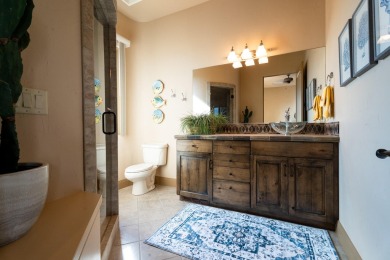 Welcome to this stunning single-level home in the gated Entrada on Entrada at Snow Canyon in Utah - for sale on GolfHomes.com, golf home, golf lot