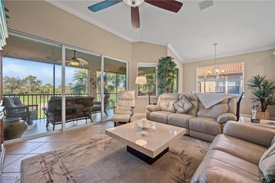 Sweeping golf course views and unforgettable sunset skies set on Pelican Preserve Golf Club in Florida - for sale on GolfHomes.com, golf home, golf lot