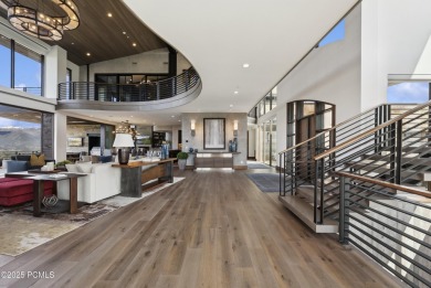 Elevated above the rest, this striking mountain estate claims on Red Ledges Golf Club in Utah - for sale on GolfHomes.com, golf home, golf lot