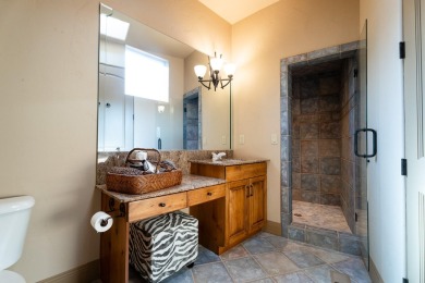 Welcome to this stunning single-level home in the gated Entrada on Entrada at Snow Canyon in Utah - for sale on GolfHomes.com, golf home, golf lot