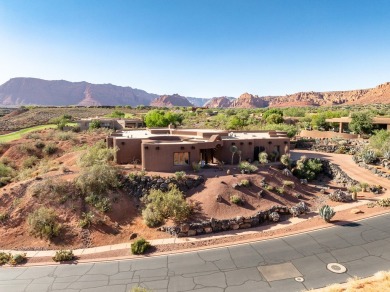 Welcome to this stunning single-level home in the gated Entrada on Entrada at Snow Canyon in Utah - for sale on GolfHomes.com, golf home, golf lot
