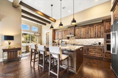 Built in 2018, this custom home is tucked away in the serene on Capital Canyon Club in Arizona - for sale on GolfHomes.com, golf home, golf lot