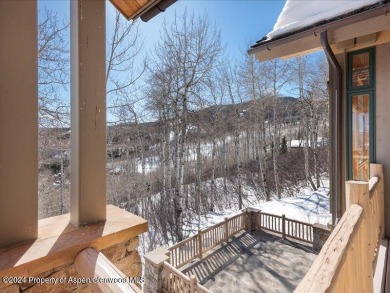 Classic mountain home in Snowmass Village with views, privacy on The Snowmass Club in Colorado - for sale on GolfHomes.com, golf home, golf lot
