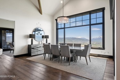 Perched atop a prominent ridgeline, this stunning residence is on Red Ledges Golf Club in Utah - for sale on GolfHomes.com, golf home, golf lot