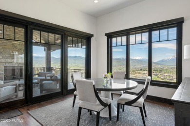 Perched atop a prominent ridgeline, this stunning residence is on Red Ledges Golf Club in Utah - for sale on GolfHomes.com, golf home, golf lot