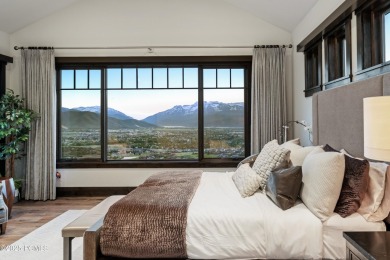 Perched atop a prominent ridgeline, this stunning residence is on Red Ledges Golf Club in Utah - for sale on GolfHomes.com, golf home, golf lot