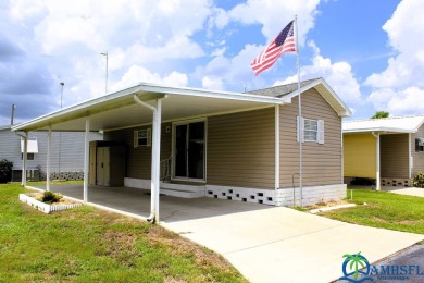 This super fun 1BR/1BA tiny home packs a lot of punch! This home on Lily Lake Golf and RV Resort in Florida - for sale on GolfHomes.com, golf home, golf lot
