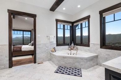 Perched atop a prominent ridgeline, this stunning residence is on Red Ledges Golf Club in Utah - for sale on GolfHomes.com, golf home, golf lot