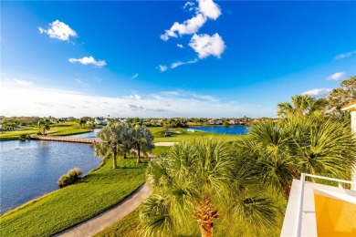Stunning penthouse, prime location with long gorgeous water on Oak Harbor Country Club in Florida - for sale on GolfHomes.com, golf home, golf lot