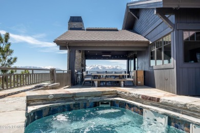 Perched atop a prominent ridgeline, this stunning residence is on Red Ledges Golf Club in Utah - for sale on GolfHomes.com, golf home, golf lot