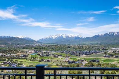 Perched atop a prominent ridgeline, this stunning residence is on Red Ledges Golf Club in Utah - for sale on GolfHomes.com, golf home, golf lot