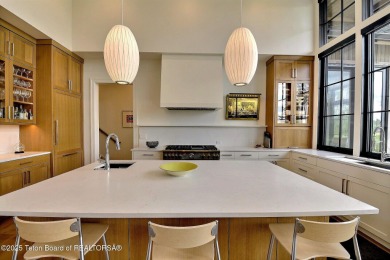 This Modern Masterpiece transcends ordinary luxury with sleek on Teton Springs Resort and Club in Idaho - for sale on GolfHomes.com, golf home, golf lot