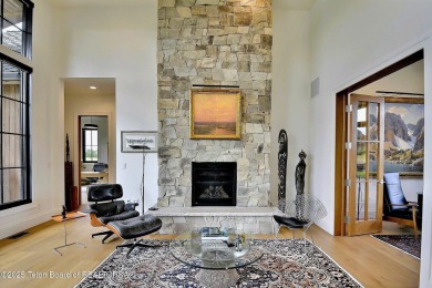 This Modern Masterpiece transcends ordinary luxury with sleek on Teton Springs Resort and Club in Idaho - for sale on GolfHomes.com, golf home, golf lot