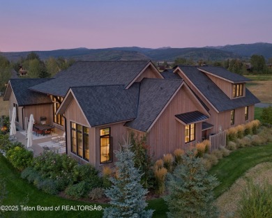 This Modern Masterpiece transcends ordinary luxury with sleek on Teton Springs Resort and Club in Idaho - for sale on GolfHomes.com, golf home, golf lot