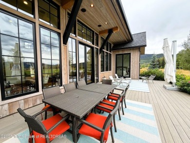 This Modern Masterpiece transcends ordinary luxury with sleek on Teton Springs Resort and Club in Idaho - for sale on GolfHomes.com, golf home, golf lot