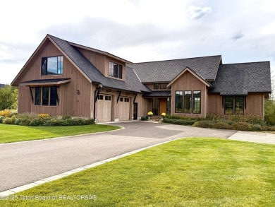 This Modern Masterpiece transcends ordinary luxury with sleek on Teton Springs Resort and Club in Idaho - for sale on GolfHomes.com, golf home, golf lot