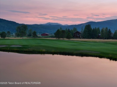This Modern Masterpiece transcends ordinary luxury with sleek on Teton Springs Resort and Club in Idaho - for sale on GolfHomes.com, golf home, golf lot