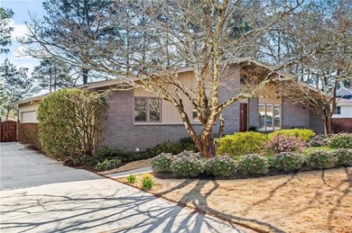 Welcome home to this beautifully updated mid-century modern on Heritage Golf Links in Georgia - for sale on GolfHomes.com, golf home, golf lot