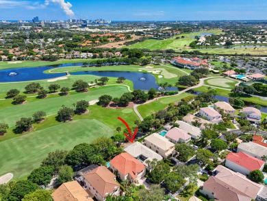 Rarely available single-story courtyard home perfectly situated on  in Florida - for sale on GolfHomes.com, golf home, golf lot
