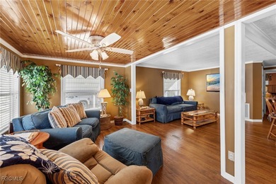 You'll love this unique manufactured home with RARE, attached on Six Lakes Country Club in Florida - for sale on GolfHomes.com, golf home, golf lot