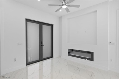 Corner lot new construction offering 3 bedrooms and 2 bathrooms on Lehigh Resort Club in Florida - for sale on GolfHomes.com, golf home, golf lot